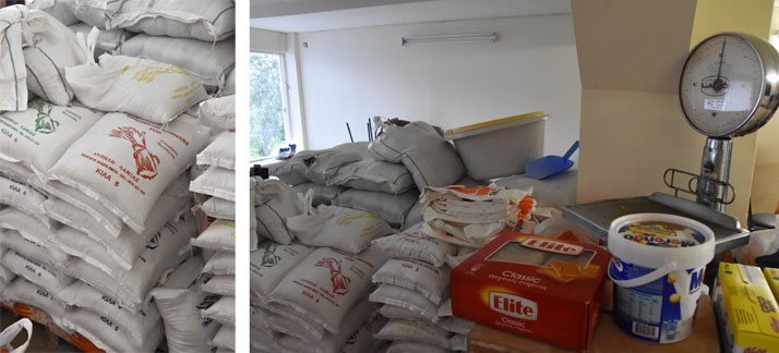 stock de nourriture